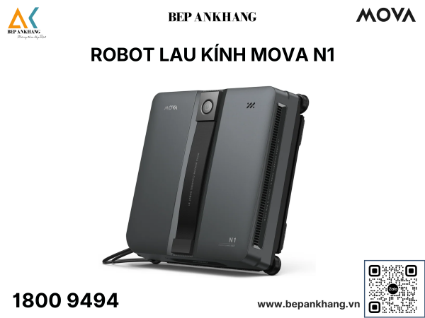 Robot hút bụi lau kính MOVA N1 - Hệ thống phun sương kép áp lực cao ( Trắng / Đen )